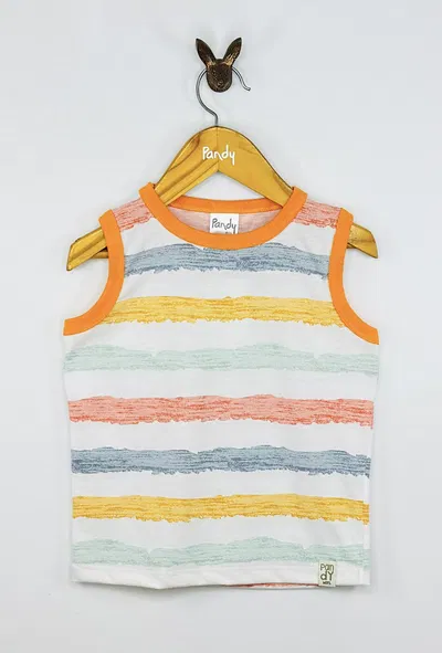 Remera nene manga cero rayada - 25632