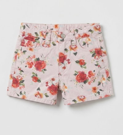 Short nena gabardina floreada - 26724