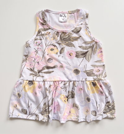Musculosa nena jersey flores - 26733
