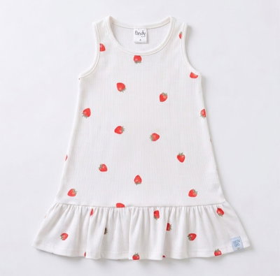 Vestido nena Vichy fresitas - 26730