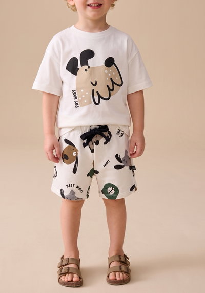 Short bebe rustico estampado - 26551