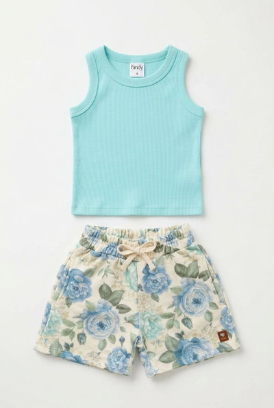 Conjunto nena musculosa y short - 26750