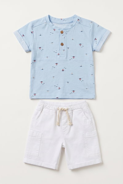 Remera bebe barquitos - 25556