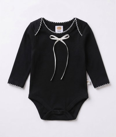 PROMO Body beba con picot y moño - 25084