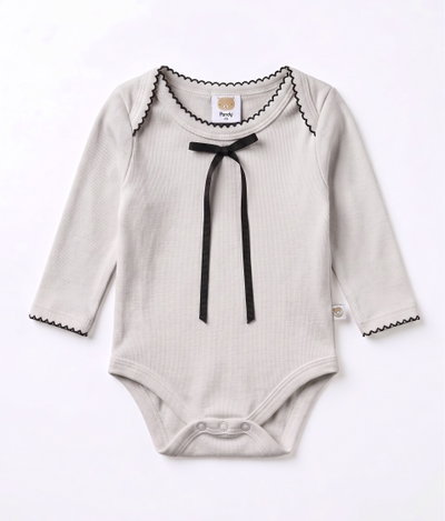 PROMO Body beba con picot y moño - 25084