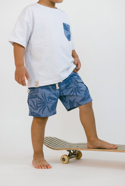 Bermuda bebe poplin palmera - 24817