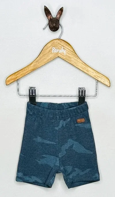 SEGUNDA Short minimo waffle print - S24559
