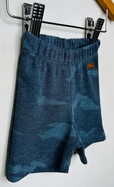SEGUNDA Short minimo waffle print - S24559