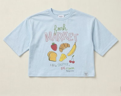 SEGUNDA Remera nena corta Market - S26718