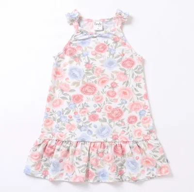 SEGUNDA Vestido nena modal roses - S26735