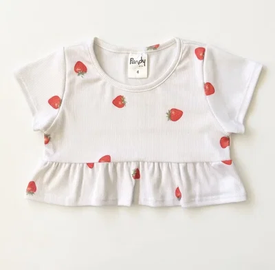 SEGUNDA Remera nena Vichy fresitas - S26731