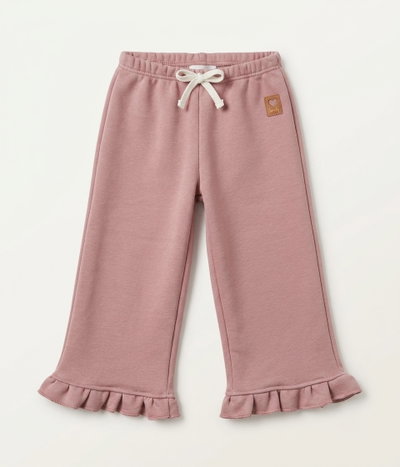 Pantalon beba rustico liso volados - 26502