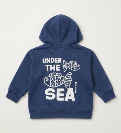 Campera bebe rustico liso Sea - 26504