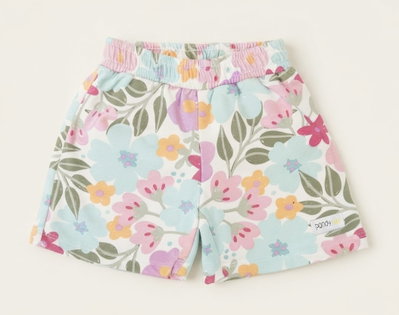 Short nena jersey floreado - 26707/