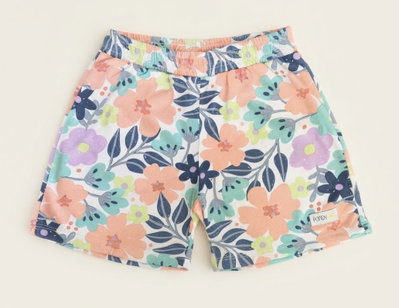 Short nena jersey floreado - 26707/