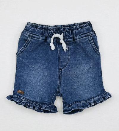 Bermuda minimo Jean con volado - 25590