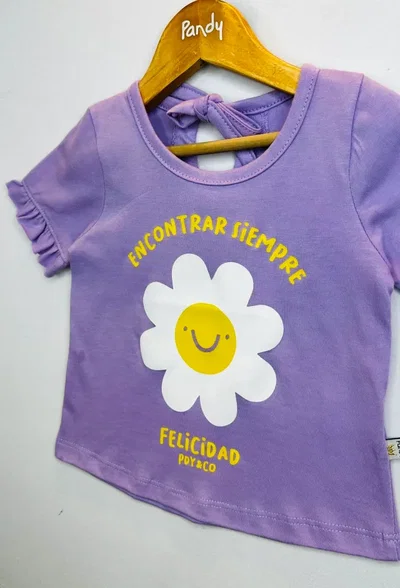 SEGUNDA Remera beba felicidad -  S25507