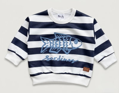 Buzo bebe rayado sardina - 26524
