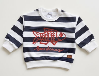 Buzo bebe rayado sardina - 26524