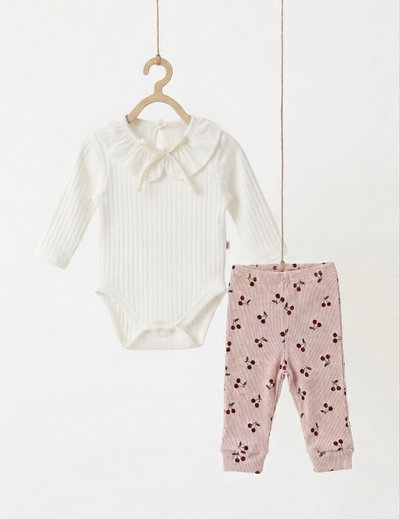 Body Minimo morley volado y moño - 26092