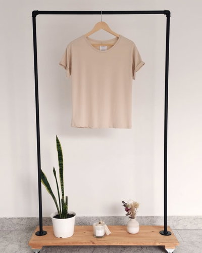 Remera básica algodón gamuzado