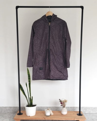 Piloto-parka impermeable, reversible y rompeviento