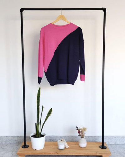 Sweater bicolor