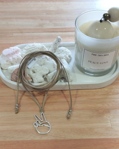 Collar gamuza glitter