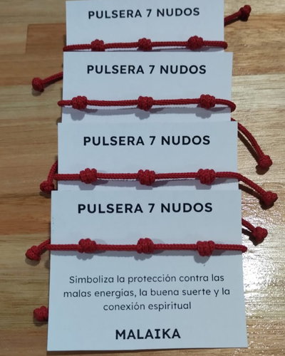 Pulsera 7 nudos