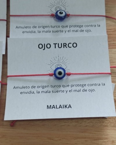 Pulsera ojo turco hilo