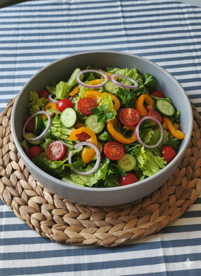 Ensaladera grande Chenini gris 