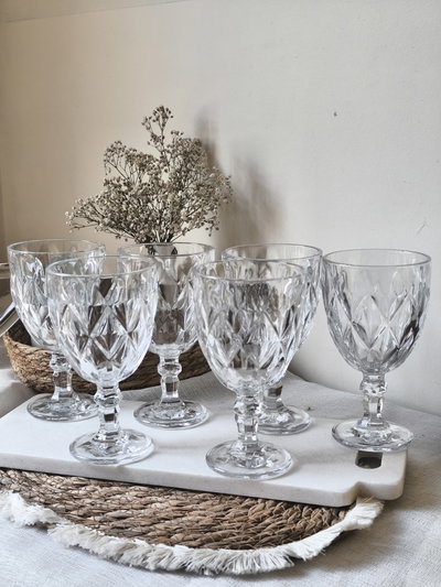 Set x 6 copas Diamante 