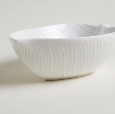 Ensaladera Porcelana Hoja