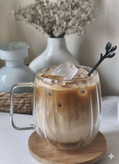 Taza de vidrio doble Cami