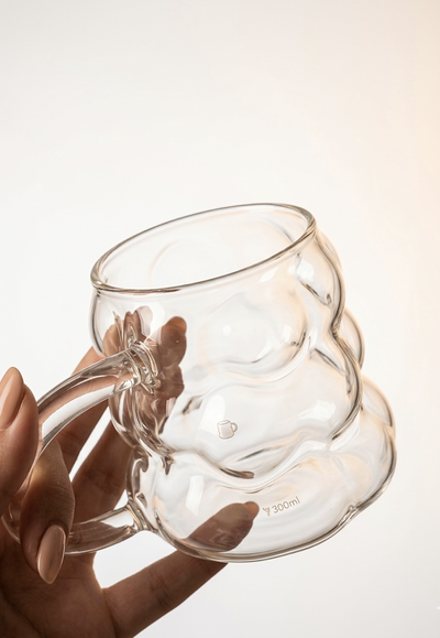 Taza de vidrio Burbuja 