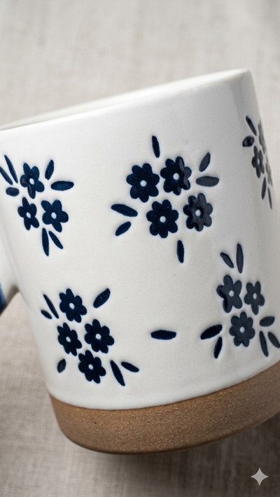 Taza de Cerámica Flor