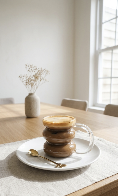 Taza de vidrio Nube