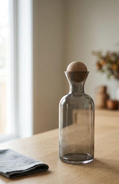 Botella Humo y tapa de esfera
