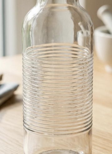 Botella de vidrio de 1 litro