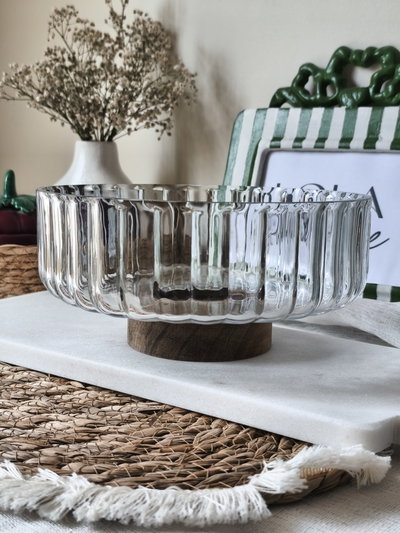 Bowl Ensaladera de vidrio Nube 