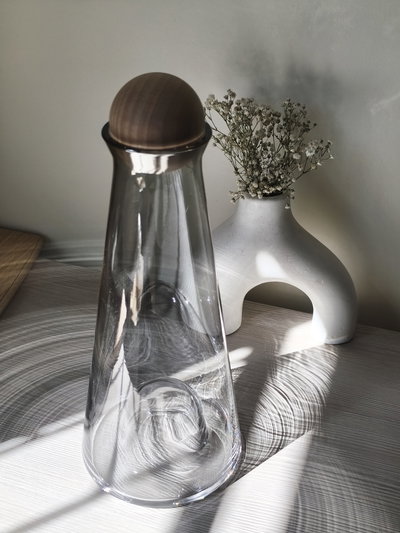 Botella de vino tipo decanter Humo