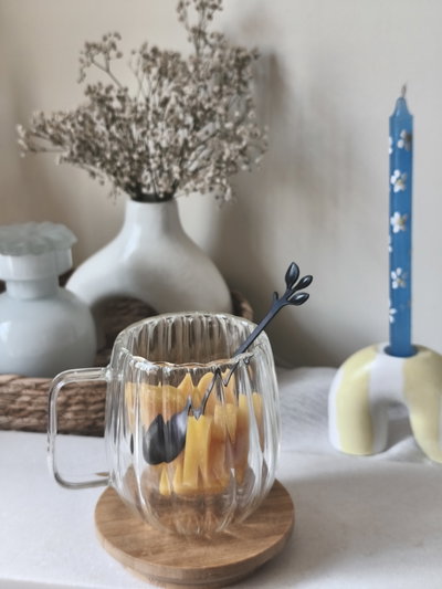 Taza de vidrio doble Cami