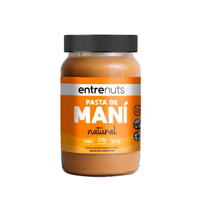 PASTA DE MANÍ NATURAL "ENTRENUTS" 320GRS