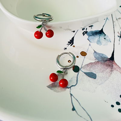 Aros Argollitas cherry