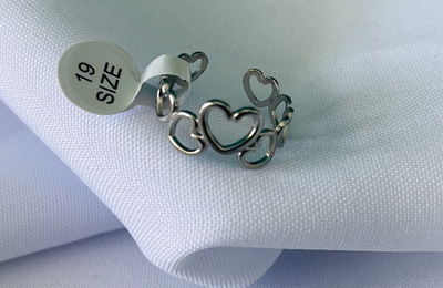 Anillo corazones 
