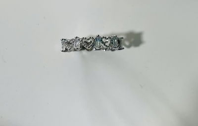 Anillo corazón strass