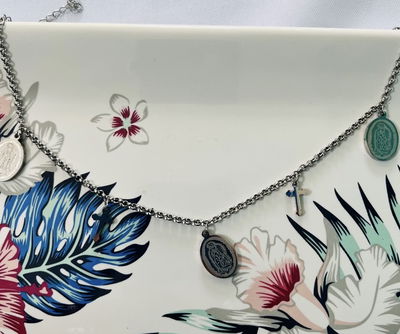 Pulsera dijes Virgen de Guadalupe 