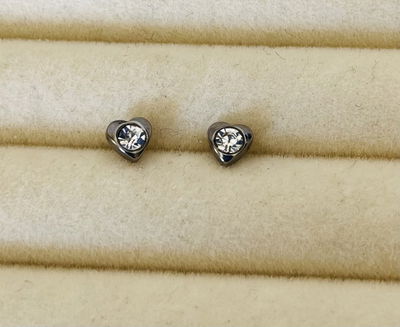 Aros corazón pasantes 