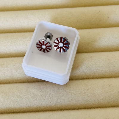 Aros flor a rosca 