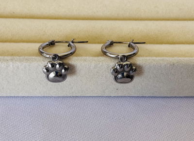 Aros Argollas con dije patitas